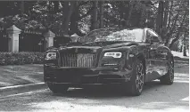  ?? CHRIS BALCERAK/ DRIVING ?? The 2017 Rolls-Royce Wraith Black Badge.