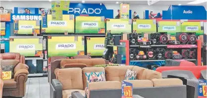  ??  ?? Ofertas. Adquiere en Prado todo lo que necesites para tu hogar con "las cuotas más bajas de año".