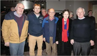  ??  ?? At Recovery Haven’s ‘Evening of Sporting Greats’ at Ballyroe Heights Hotel in Tralee on Friday evening were Bernard O’Connell, Stephen McSwiney, Tim McSwiney, and Peggy and Brendan O’Halloran.