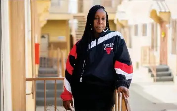  ?? JULES HOTZ — CALMATTERS ?? Sandricka Henderson receives support through Los Angeles County's Housing for Health Division's Homeless Prevention program.