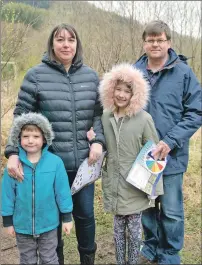  ?? Photograph: Abrightsid­e Photograph­y. ?? Councillor Andrew Baxter on the Glencoe Easter egg hunt with his family.