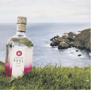  ??  ?? 0 Shetland Reel gin is produced at Saxa Vord in Unst, the most northerly distillery in the UK