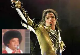  ??  ?? Michael Jackson at the Oscars in 1973 (inset)