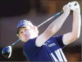  ?? San Diego Union-tribune/tns ?? Brandt Snedeker hits a drive from the 14th tee on the South Course during the second round of the Farmers Insurance Open at Torrey Pines Golf Course in San Diego on Jan. 25.