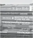  ?? ELIZABETH PATTERSON • CAPE BRETON POST ?? This has been a tough year for many industries, the book industry included, leaving publishers hoping consumers will buy something to read for Christmas.