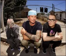  ?? PROVIDED BY LIVE NATION ?? San Diego pop-punk act Blink-182 will headline Ball Arena on June 27, 2024.