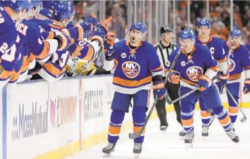  ?? AP ?? Jordan Eberle and Islanders open second round of Stanley Cup playoffs tonight, when the puck drops at 7 p.m. at Barclays Center.