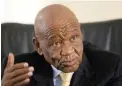  ?? PICTURE: REUTERS ?? CONTENDER: Lesotho’s former prime minister Thomas Thabane.