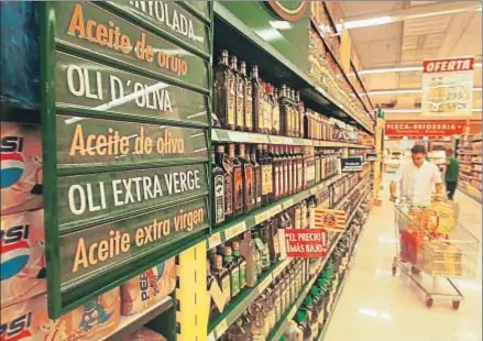  ?? ÀLEX GARCIA ?? El aceite de oliva es uno de los productos básicos de alimentaci­ón en España