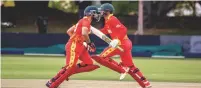  ?? ?? Zimbabwe will look to finish things off when they clash with the Netherland­s in the ICC Men’s T20 World Cup Qualifier B final at Queens Sports Club this afternoon. Pic: ZimCricTv