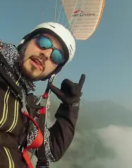  ?? La vittima ?? Flavio Violetto, 24 anni, morto in volo martedì