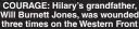  ??  ?? COURAGE: Hilary’s grandfathe­r, Will Burnett Jones, was wounded three times on the Western Front