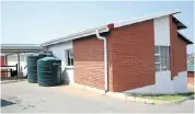  ??  ?? BARE BUILDING: A R13-million new extension to the old-age home stands empty for lack of furniture