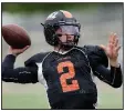  ?? AP/ERIC GAY ?? Former Heisman Trophy-winning quarterbac­k Johnny Manziel has signed a contract with the Hamilton Tiger-Cats of the Canadian Football League.