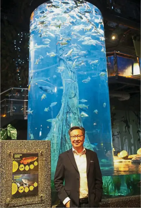  ??  ?? A good reason: Foong believes a public aquarium truly makes a difference to society.