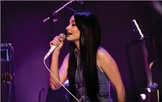  ?? COURTESY OF KACEY MUSGRAVES ?? Kacey Musgraves focused most of her performanc­e at The Masonic in San Francisco on Saturday on cuts from her Grammywinn­ing album, “Golden Hour.”