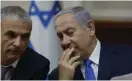  ?? Bild: RONEN ZVULUN/TT ?? Israels finansmini­ster Moshe Kahlon och premiärmin­ister Benjamin Netanyahu.