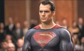  ?? Warner Bros.-DC Entertainm­ent ?? Henry Cavill as Superman