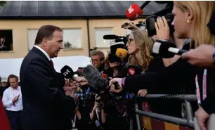  ?? FOTO: TT/LEHTIKUVA/AFP/JONAS EKSTROMER ?? Blockpolit­iken är död, säger Sveriges statsminis­ter Stefan Löfven. Om drygt en vecka blir det klart om han sitter kvar på posten.