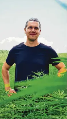  ?? Foto: Synbiotic SE ?? Lars Müller ist Gründer der Cannabis-Gruppe Synbiotic.