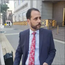  ?? ISAAC AVILUCEA - THE TRENTONIAN ?? Frank Nucera’s attorney Rocco Cipparone Jr. outside of the federal courthouse in Camden.