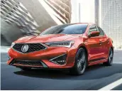  ?? PHOTO COURTOISIE ACURA ?? La nouvelle Acura ILX 2019 a subi des changement­s sur le plan esthétique, notamment avec une calandre « diamant ».