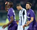  ??  ?? L’esultanza di Babacar e Badelj dopo la vittoria dello scorso anno sull’Udinese al Franchi per 3-0