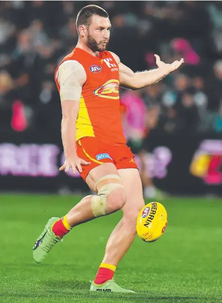  ?? Picture: DANIEL KALISZ/GETTY IMAGES ?? Former Gold Coast Suns midfielder Mitch Hallahan could be headed to the Southport Sharks.