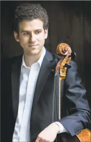  ?? Courtesy of NHSO ?? Nick Canellakis will be the soloist on cello.