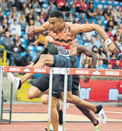  ?? FOTO: GETTY ?? Orlando Ortega hizo en Birmimghan su mejor carrera en mucho tiempo y se quedó a cuatro centésimas de su récord de España