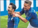  ??  ?? LAST GASP: Eder and Giaccherin­ni