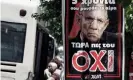  ??  ?? ‘A wrecking ball …’ A poster of Wolfgang Schäuble in Athens ahead of the Greek referendum on the German bailout in 2015. Photograph: Miloš Bičanski/Getty Images