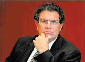  ?? OCTAVIO HOYOS ?? Ríos Piter lanzó una fuerte crítica a la situación y se refiere al círculo perverso de la corrupción.