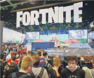  ??  ?? Fortnite video games