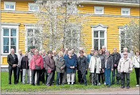  ?? FOTO: ANITA VALTONEN ?? Släktforsk­are från Raseborg och Hangö gjorde en medlemsres­a till Österbotte­n.