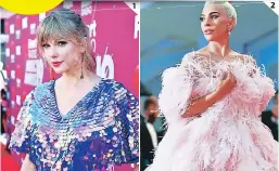  ??  ?? 1 2 (1) Taylor Swift perdió la batalla legal contra Blue Sphere. (2) La demanda que Gaga quería interponer no contaba con las bases legales.