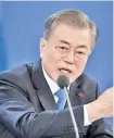  ??  ?? Moon Jae-in