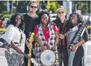  ??  ?? The Turner Brown Band relished their Aussie debut.