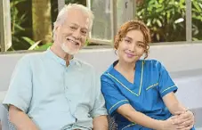  ?? ?? Kathryn portrays a private nurse to veteran actor Ronaldo Valdez.