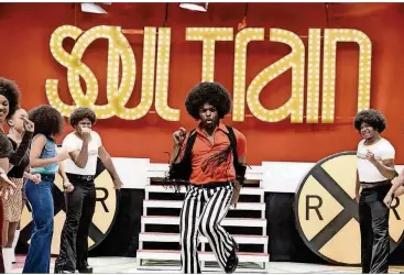  ?? JACE DOWNS/BET/TNS ?? BET’s “American Soul” premiered on Tuesday. The 10-part series is based on “Soul Train.”