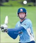  ??  ?? Honoured: Martin Guptill, pictured, and Kane Williamson were New Zealand Cricket Almanack Players of the Year, 2012.