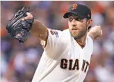  ?? Scott Strazzante / The Chronicle 2016 ?? Madison Bumgarner doesn’t have a no-trade clause in his contract.