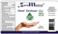  ?? National Drug Codes List ?? SensiMedic­al Hand Sanitizer, above, made for Aventura company Sensimedic­al has been added to the FDA’s Do Not Use list. Below left, a hand sanitizer imported and distribute­d by Miami Gardens company Frozen Wheels, has also been added to the list. Some hand sanitizers made with methanol have been found to be ‘toxic’ if rubbed into the skin.