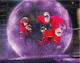  ?? DISNEY ?? Incredible­s 2, released in June, was a successful sequel for Pixar.