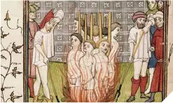  ??  ?? La hoguera selló el fin de esta orden y el de su último maestre, Jacques de Molay, ejecutado en 1314 junto a un grupo de sus fieles.