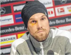  ?? FOTO: DPA ?? Gezeichnet: Reumütig und unter Tränen trat Kevin Großkreutz Anfang März dieses Jahres beim VfB Stuttgart zurück. Inzwischen kickt er bei Darmstadt 98.
