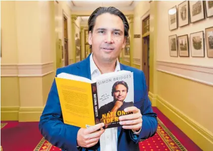  ?? Photo / Mark Mitchell ?? Simon Bridges says he like working — he’s “a sucker for punishment” due to his DNA.