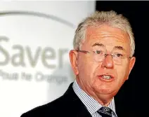  ?? PHOTO: JEFF MCEWAN/FAIRFAX NZ ?? Sir Michael Cullen says a substantia­l proportion of the population is in danger of missing out on the benefits of KiwiSaver.