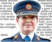  ??  ?? embattled: Garda chief, Nóirín O’Sullivan