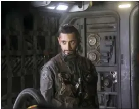  ??  ?? This image released by Lucasfilm Ltd. shows Riz Ahmed as Bodhi Rook in a scene from, “Rogue One: A Star Wars Story.”